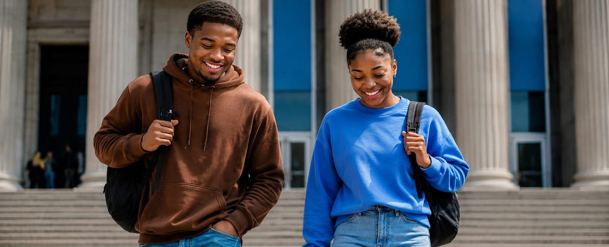 Students beginning their education journey